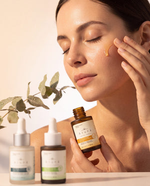 The Aruna 3-Step Skin Ritual lifestyle shot