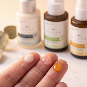 The Aruna 3-Step Skin Ritual texture close-up