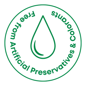 Free from Artificial Preservatives & Colorants